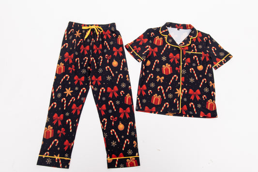 Black Out Jammies - Kids Holiday Magic Pajama Set | Holiday lounge wear PRE-ORDER (Ships, November 1st) *